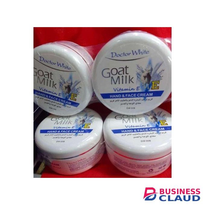 Creamys Doctor White Goat Milk, Vitamin E, Hand And Face Cream -300G