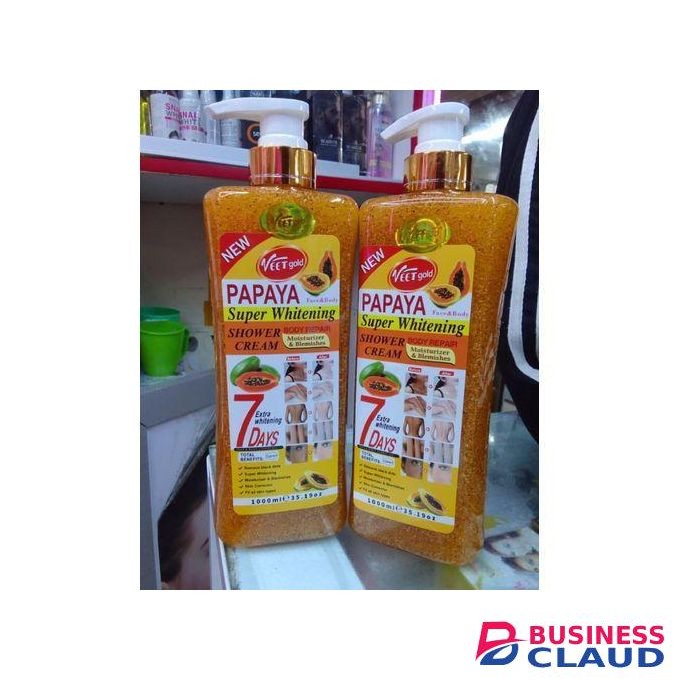 VEET GOLD Papaya Super Body Repair Shower Gel-1000ml.