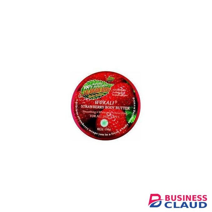 Wokali Strawberry Body Cream 240g â€“ Body Butter
