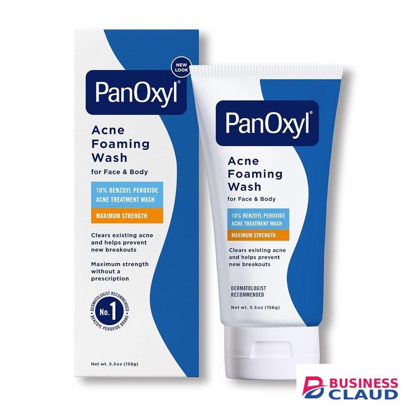 PanOxyl acne foaming wash for face and body 10% benzoyl peroxide acne treatment wash , maximum strength 156g