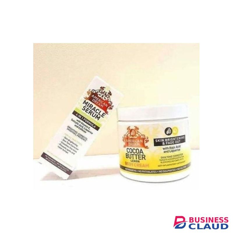 American Dream Coco Butter Lemon Cream +serum