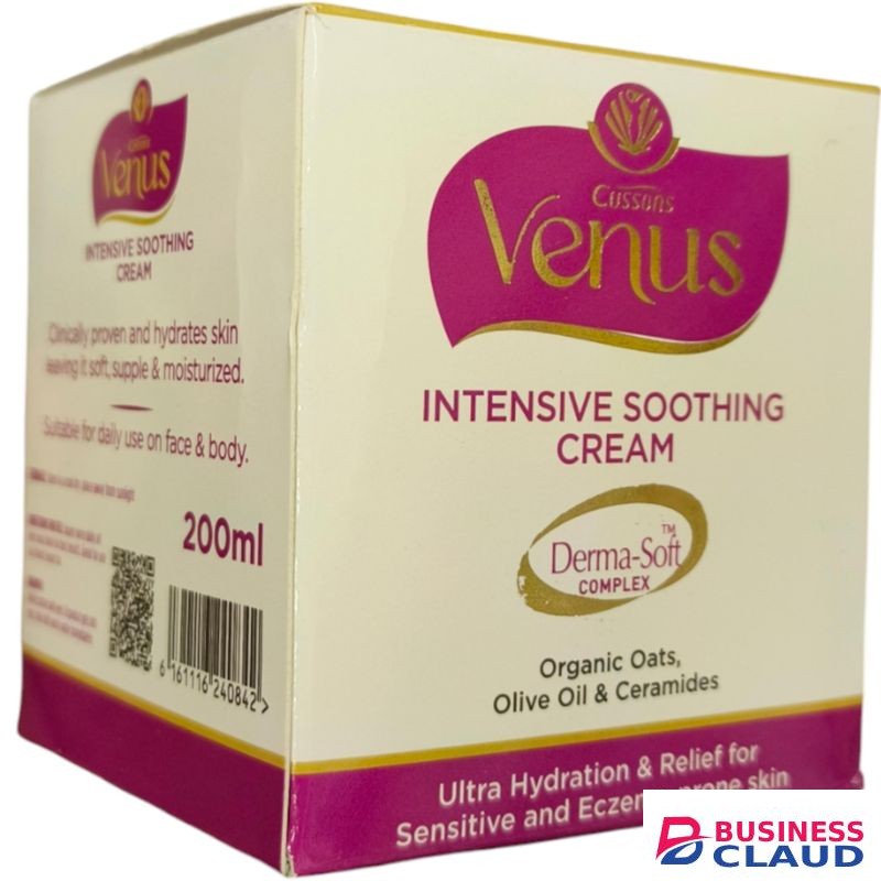 Venus Intensive Soothing Cream With Organic Oats, Olive Oil & Ceramides bc
