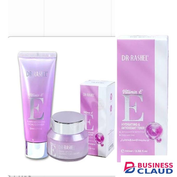 Dr. Rashel Vitamin E Facial Cleanser, Cream, Serum + Toner Set