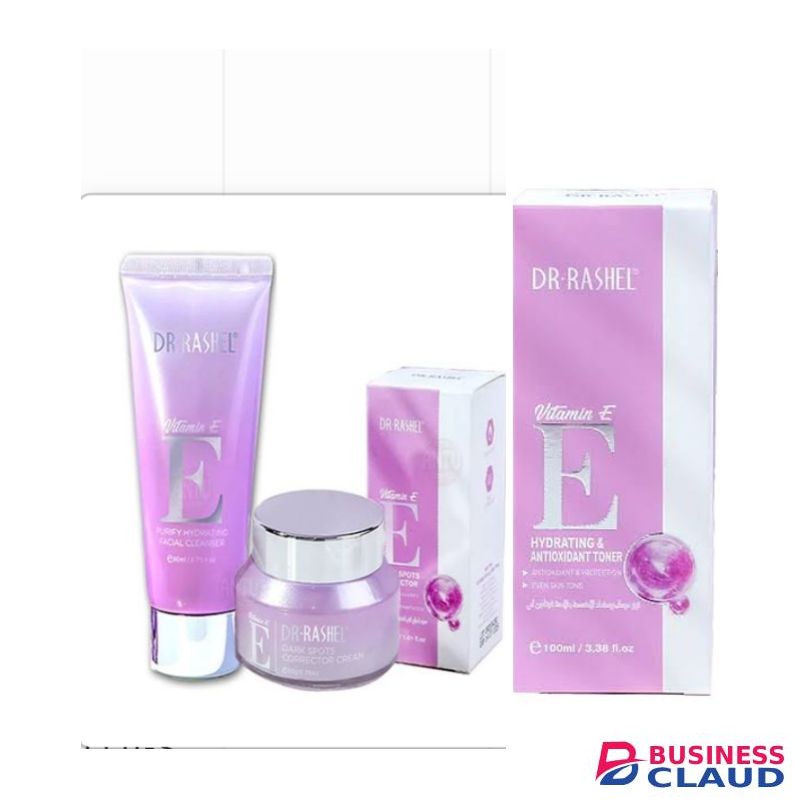 Dr. Rashel Vitamin E Facial Cleanser, Cream, Serum + Toner Set