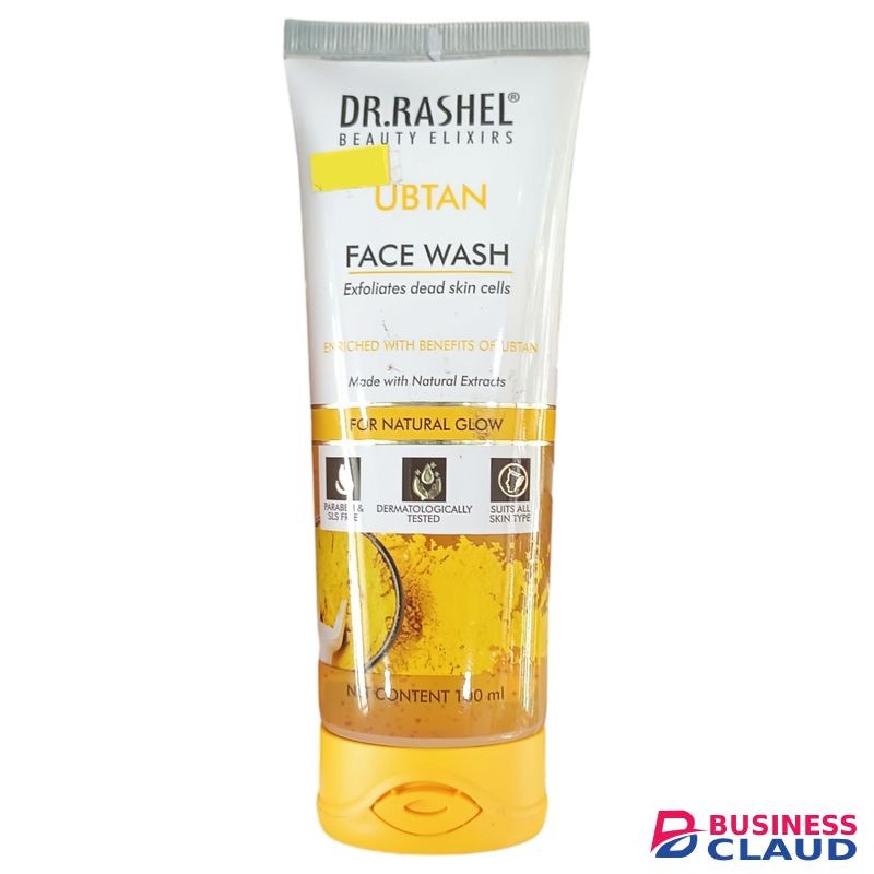 DR RASHEL UBTAN FACE WASH Exfoliates Dead Skin Cells FOR NATURAL GLOW All Skin Types jm