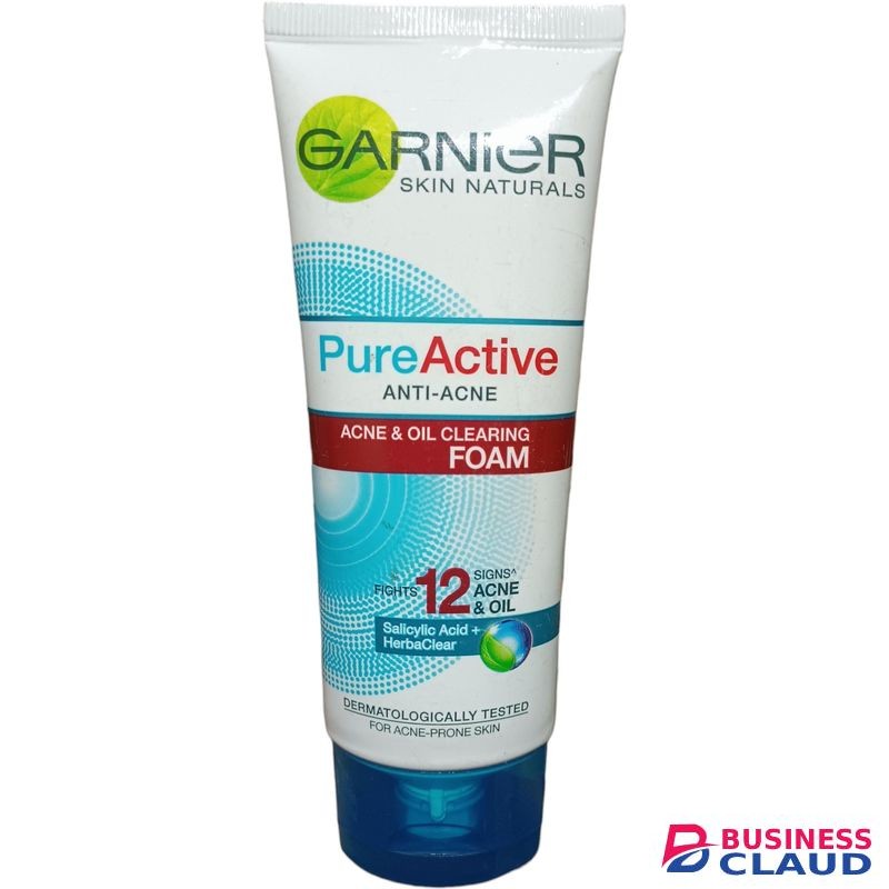 Pure Active Anti Acne & Oil Clearing Face Foam With Salicylic Acid & HerbaClear Wash