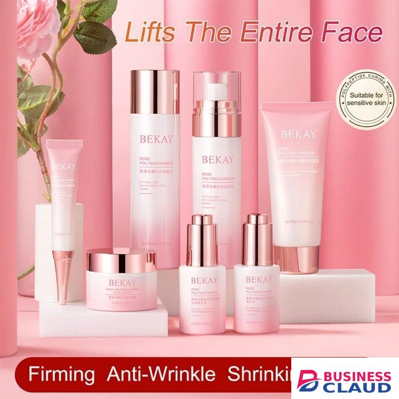 Bekay Rose Polysaccharide Glow Hydration Skin Set