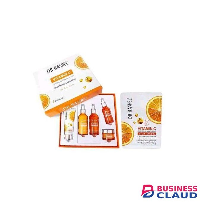 DR RASHEL 5 In 1 SPECIAL PACKAGE!!! Vitamin C Brightening And Anti-aging Skincare Set + (FREE MASK)