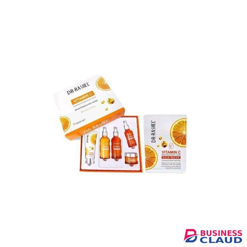 DR RASHEL 5 In 1 SPECIAL PACKAGE!!! Vitamin C Brightening And Anti-aging Skincare Set + (FREE MASK)