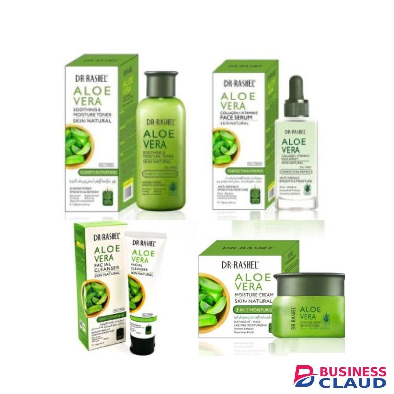 Dr. Rashel Aloe Vera Face Serum + Cream + Toner +Cleanser