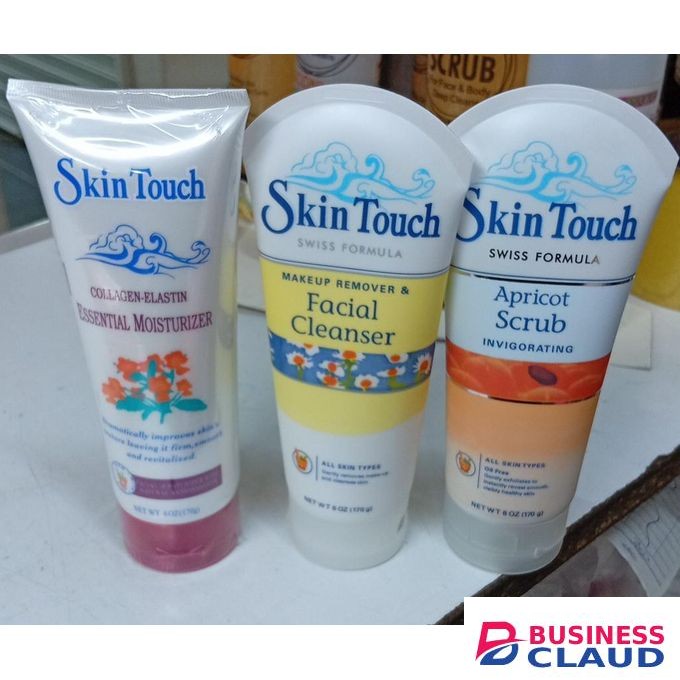 Skin Touch 3 In 1 Set Scrub,Cleanser & Moisturizer
