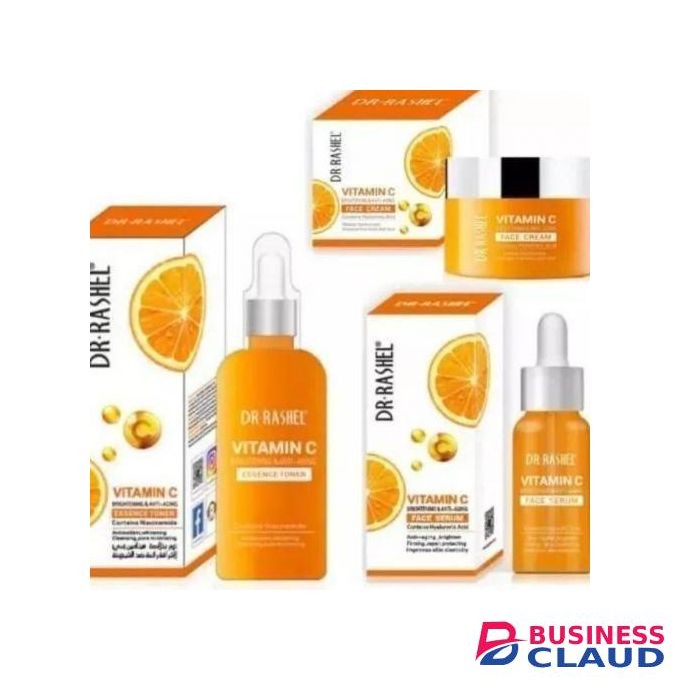 Dr. Rashel Vitamin C Essense Toner+ Serum+Face Cream