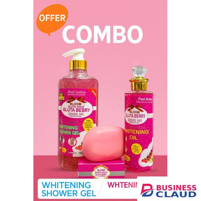 Glow and Radiance Skin Combo Set with Soap Cream and Oil