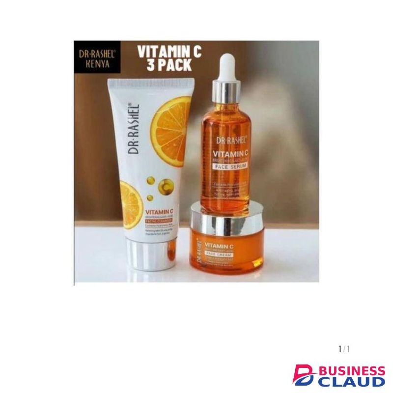 DR RASHEL Vitamin C face cleanser , serum &face cream