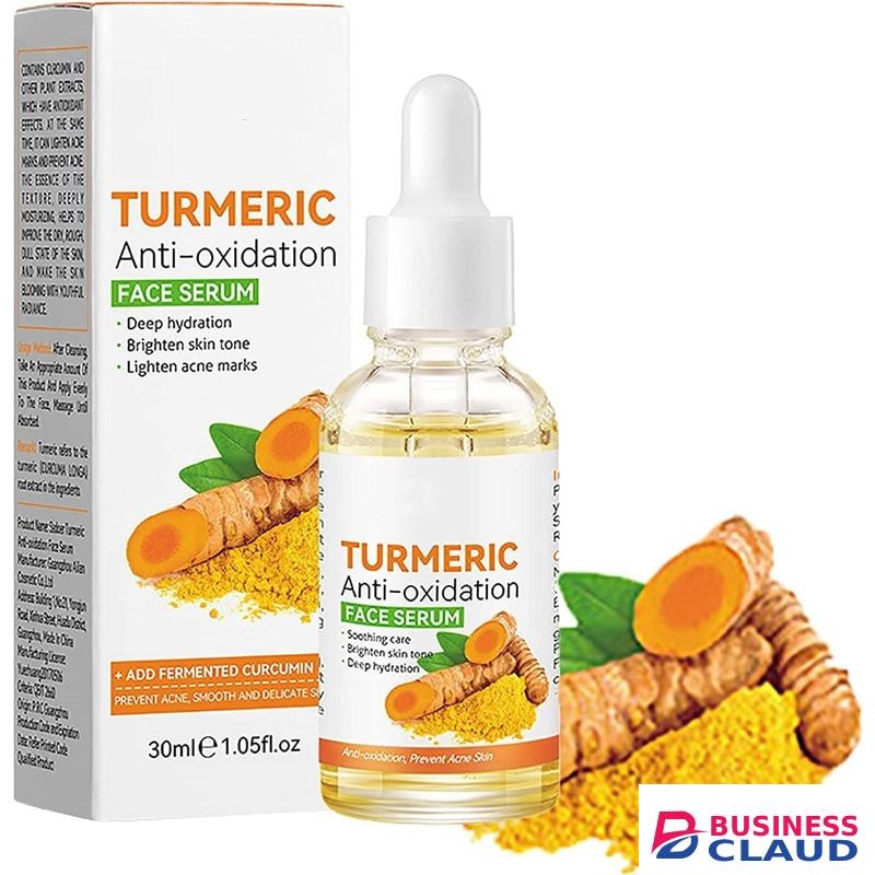 SADOER 2 In 1, Tumeric Soap + Tumeric Soap, Anti Acnes, Face Brightening Turmeric Soap And Turmeric Serum