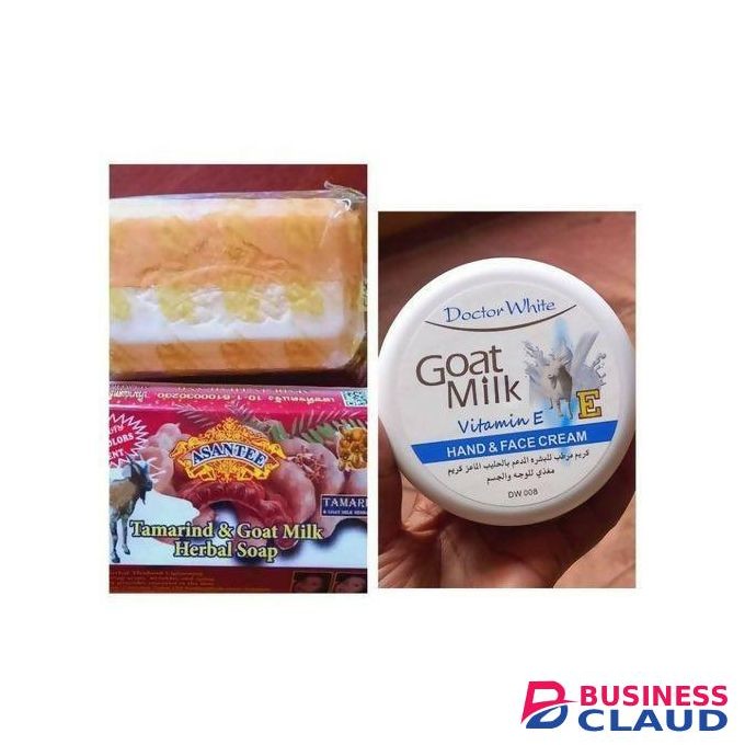 Doctor White Goatmilk Cream + Asantee Tamarind Goat Milk Soap