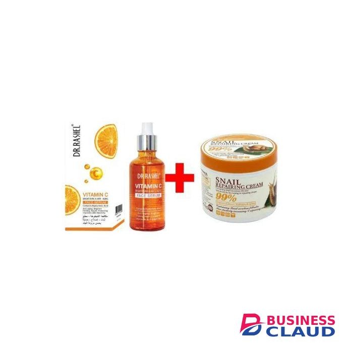 Dr. Rashel Face Serum And Snail Repairing Cream