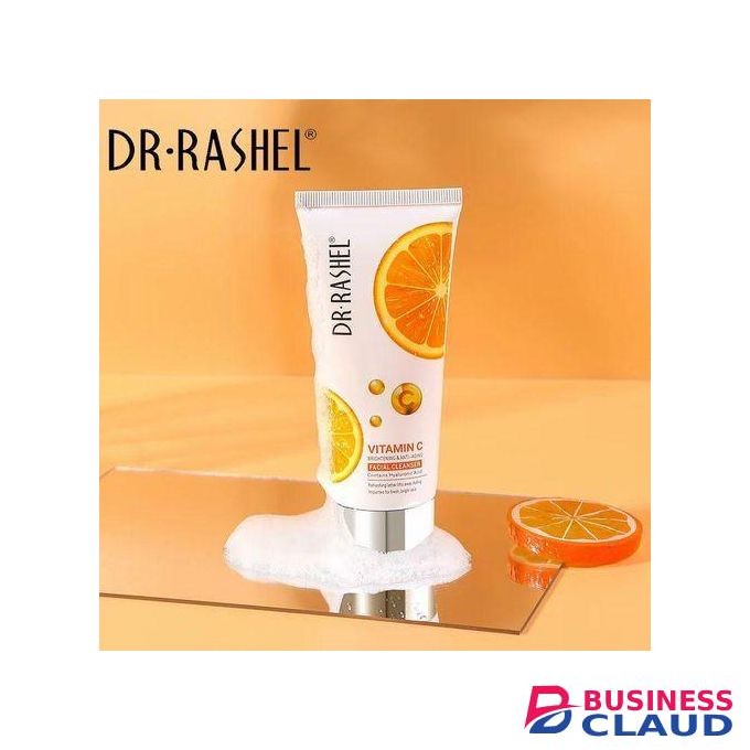 DR RASHEL 5 Pack Vitamin C Serum, Toner, Facial Cleanser, Cleansing Milk