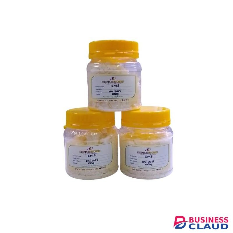 Glyceryl Monostearate (GMS) – Emulsifier and Thickener for Cosmetic and Industrial Use