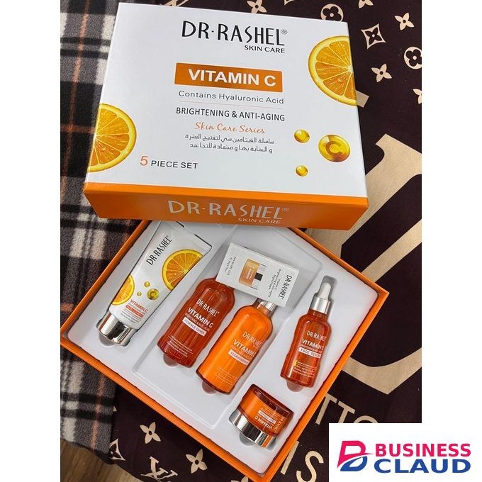 DR.RASHEL Vitamin C Brightening & Anti-Aging Skincare Set (5 Pieces)