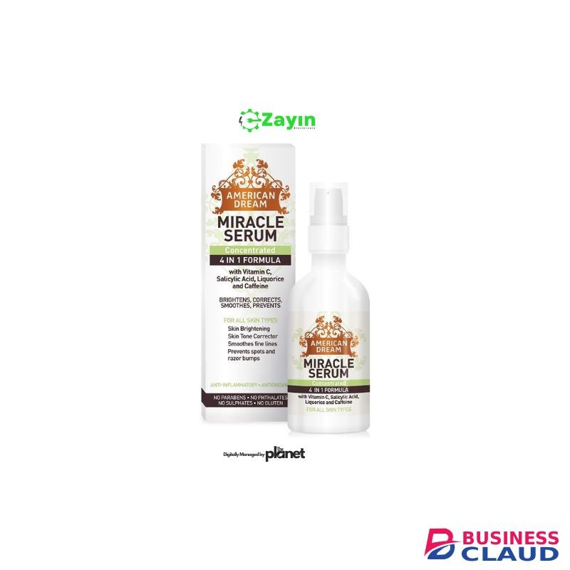 Creamy Glow & Brighten Combo – Cocoa Butter Lemon Cream 500ml + AMERICAN DREAM Miracle Serum 4-in-1 (56ml)