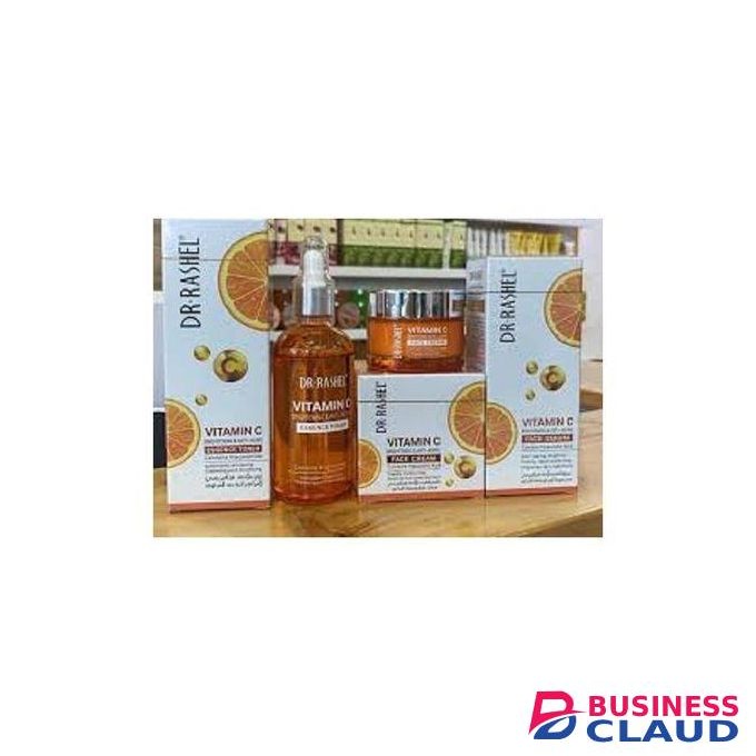 DR RASHEL Vitamin C Face Serum + Cream + Toner