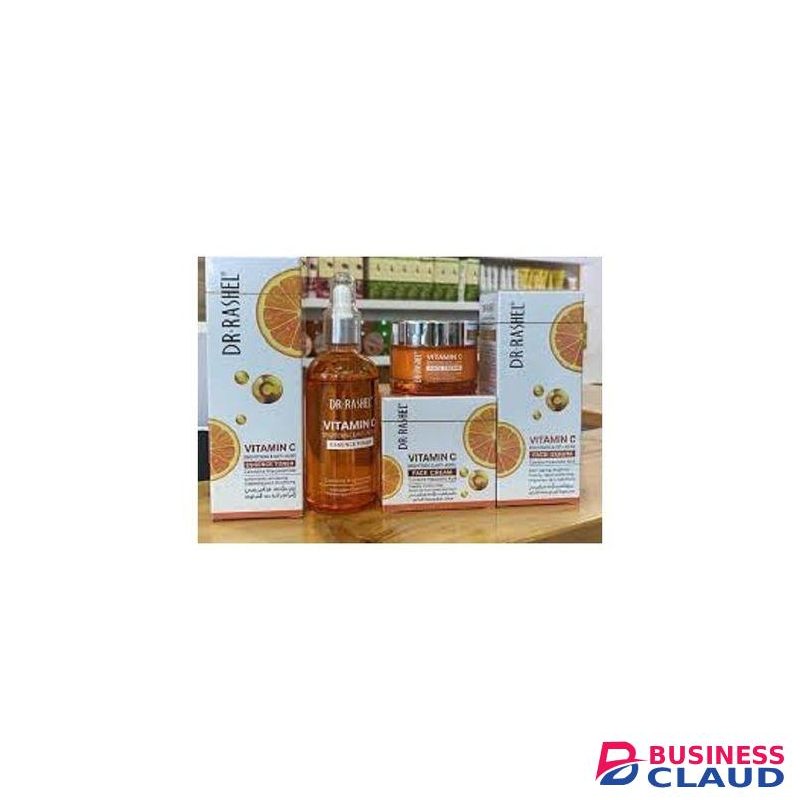 DR RASHEL Vitamin C Face Serum + Cream + Toner
