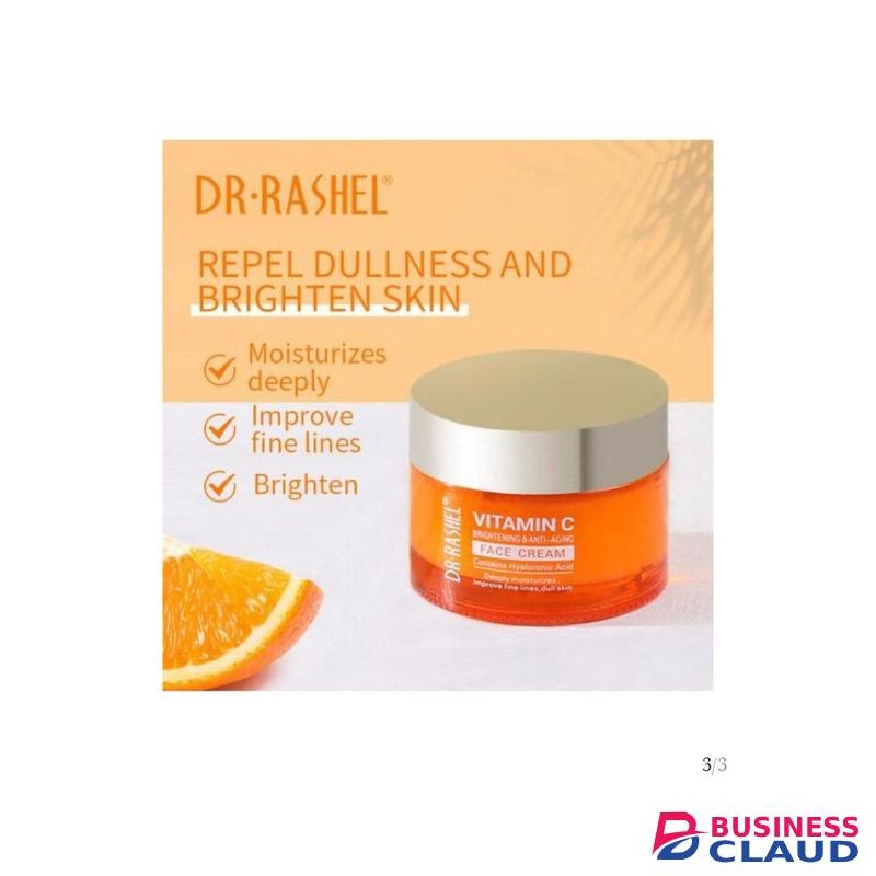 DR RASHEL Vitamin C Brightening and Anti aging 2 sets:face serum 50 ml & Face Cream 50 g