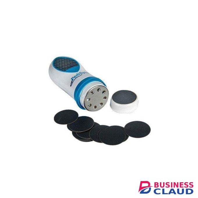 Pedi Spin Electric Callus Remover & Foot Massager - Professional Dead Skin & Hard Skin Exfoliator with 3 Speed Levels & Replacement Heads for Smooth Feet