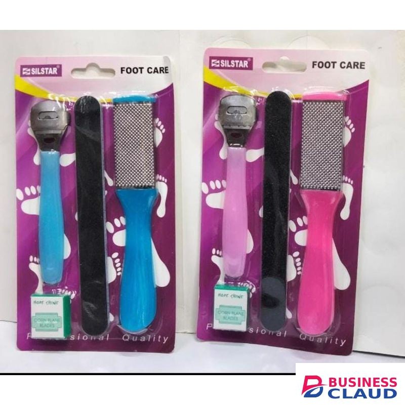 Silstar Foot Care File Pedicure Callus Remover Hard Dead Skin Scrubber