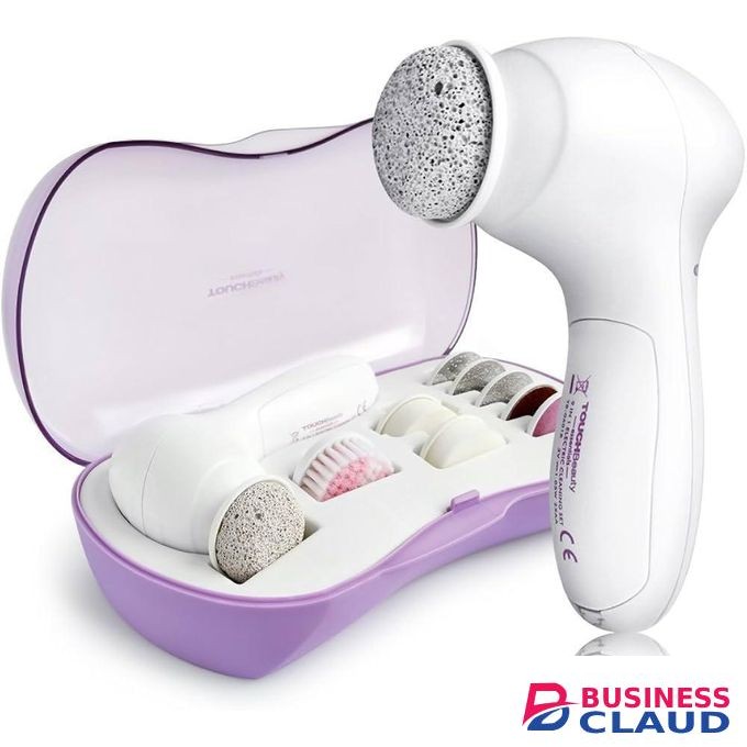 TOUCHBeauty 9 in 1 Electric Foot Callus Remover Hard Skin Remover Manicure and Pedicure Set Two Speed Seting Battery Operated