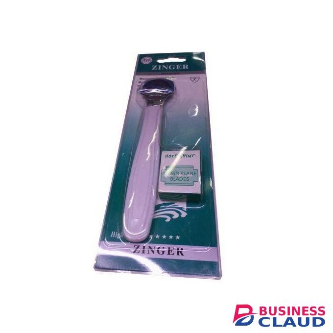 Zinger Callus Corn Hard Skin Remover With Feet Blades Wht