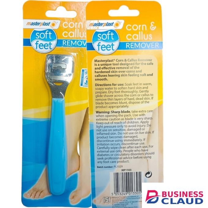 masterplast Soft Feet CORN & CALLUS REMOVER Safe & Effective Hardened Skin Foot Care jm