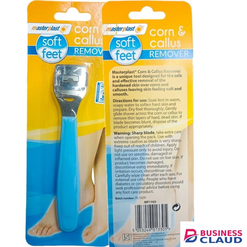 masterplast Soft Feet CORN & CALLUS REMOVER Leaves Skin Feeling Smooth EASY TO USE nk