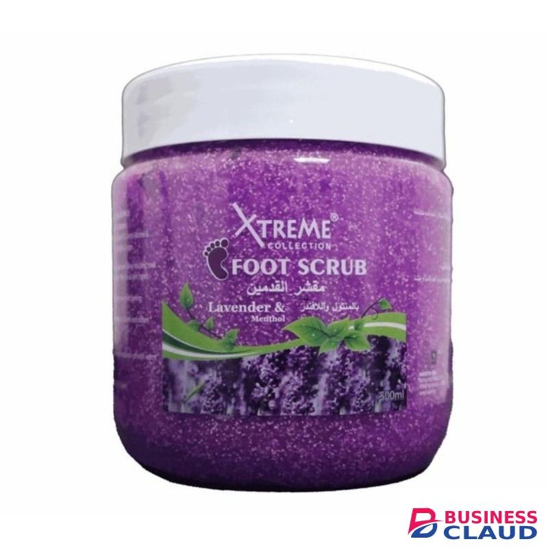 Xtreme Collection Exfoliating Foot Scrub Lavender Pedicure Scrub for Dry, Cracked Feet ,Spa Kit