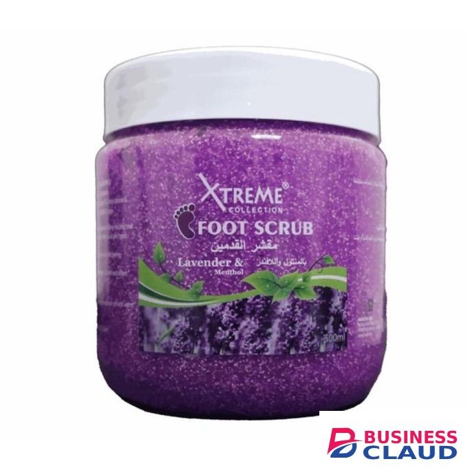 Xtreme Collection Exfoliating Foot Scrub Lavender Pedicure Scrub for Dry, Cracked Feet ,Spa Kit