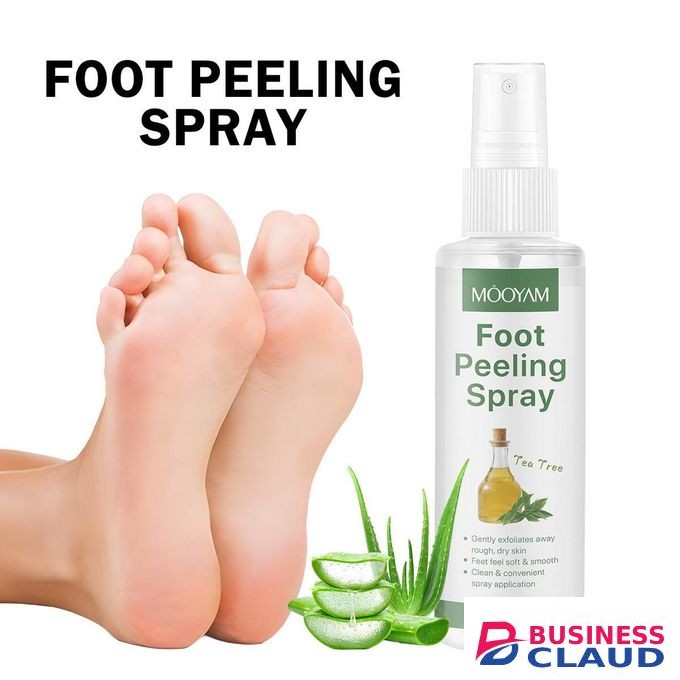 Foot Peeling Exfoliating Callus Remover Spray Cracked Foot Repair Tea Tree Foot Exfoliator Spray, Moisturizing,Hydrating & Smooth Feet Skin, Gently Exfoliates Away Rough, Dry Skin Foot mask -