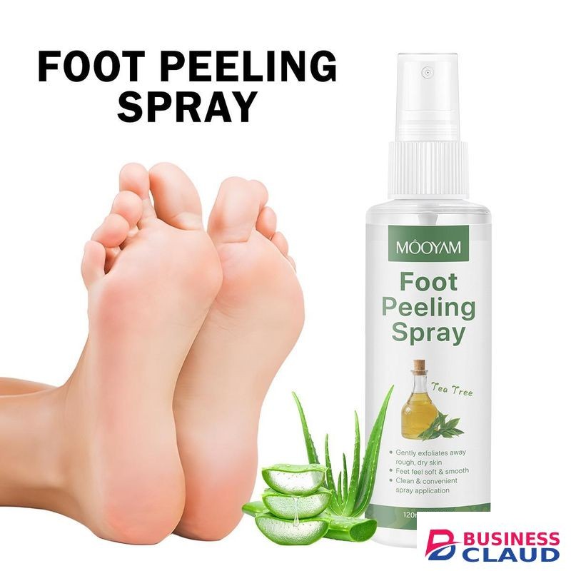 Foot Peeling Exfoliating Callus Remover Spray Cracked Foot Repair Tea Tree Foot Exfoliator Spray, Moisturizing,Hydrating & Smooth Feet Skin, Gently Exfoliates Away Rough, Dry Skin Foot mask -