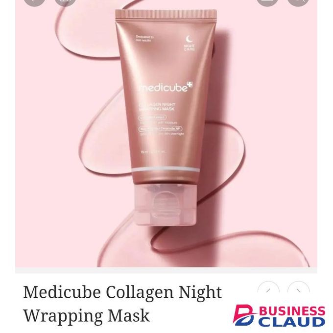 Medicox Wrapping Mask Collagen Overnight Peel Off Facial Mask - Elasticity & Hydration Care, Reduces Sagging & Dullness -Hydrolyzed Collagen For Glowing Skin - Korean Skin Care 75ML