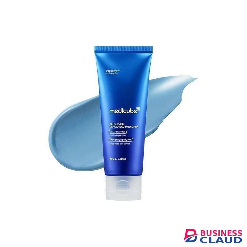 Medicube Zero Pore Blackhead Mud Facial Mask, Skin Cooling & Pore Tightening - 3 Minute Quick Dry Formula with AHA, BHA, PHA, and Pore-Purifying Clay, Korean Mud Mask 100g, 3.52 oz