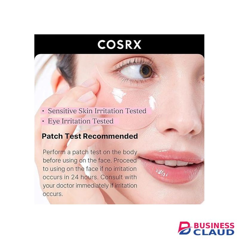 Cosrx Under Eye Mask, Peptide Collagen Hydrogel Eye Patch For Puffy Eyes And Dark Circles, 60 Under Eye Patches, Korean Skin Care