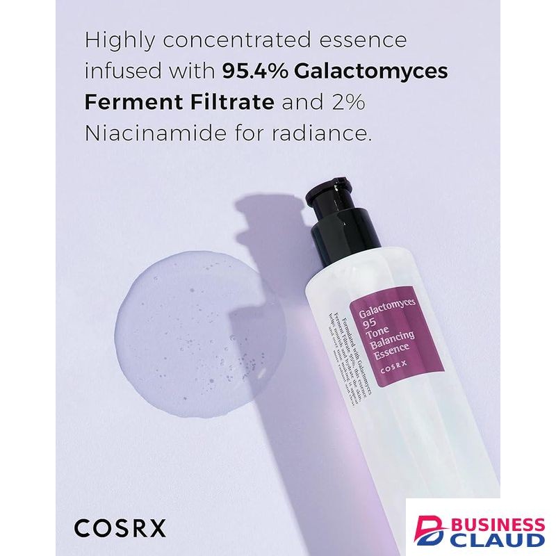 Cosrx Galactomyces 95% Facial Essence 100ml , Korean Skin Care with Niacinamide , Lightweight Glow-Boosting Toner