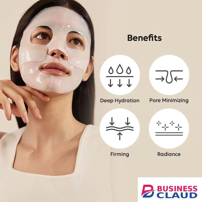 BIODANCE Bio-Collagen Real Deep Face Mask with Niacinamide & Galactomyces (4 masks inside). Deeply Hydrates, Give a Korean glass skin Glows, Firms, Minimizes & Tighten Pores, Softens, Strengthens Barrier, Smooths Wrinkles & Fine Lines, Brightens & Revital