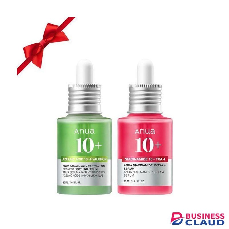 Anua Ultimate Spot Duo, Niacinamide 10 + TXA 4 Serum & Azelaic Acid 10 Hyaluron Redness Soothing Serum, Early & Post Spot Care, Skin Clarifying, Natural Color, Korean Skincare Set