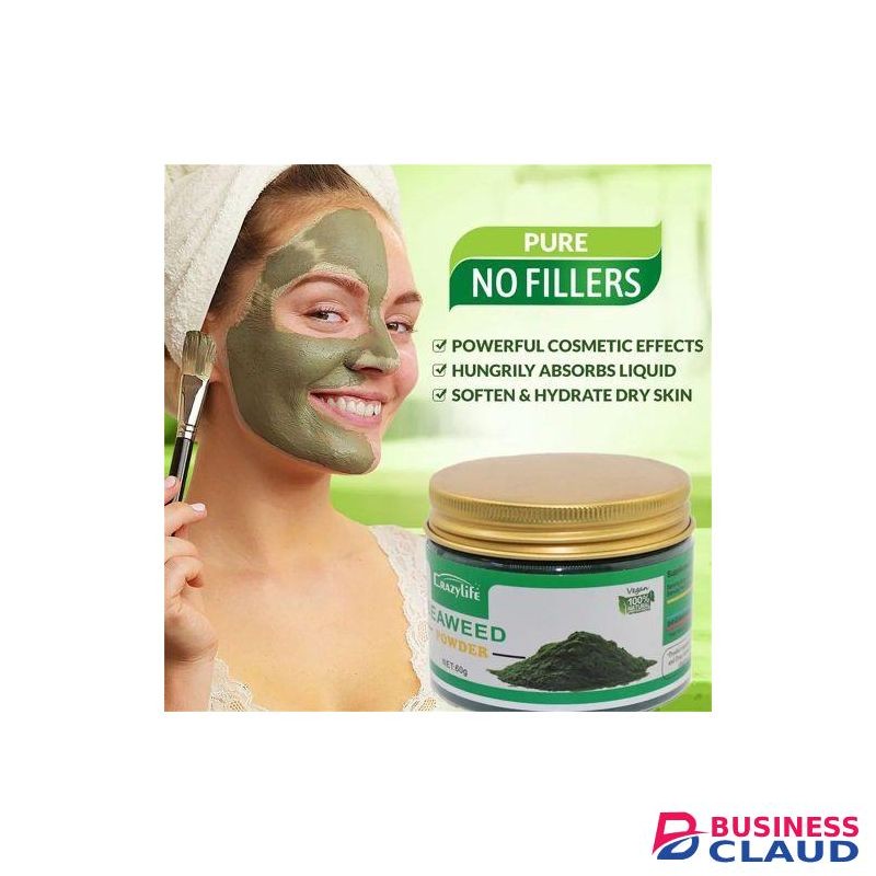 CrazyLife Pure Seaweed Powder Alga Face Mask Moisturizing Shrink Pores Acne Spots Remove Hyrdating Skin Care