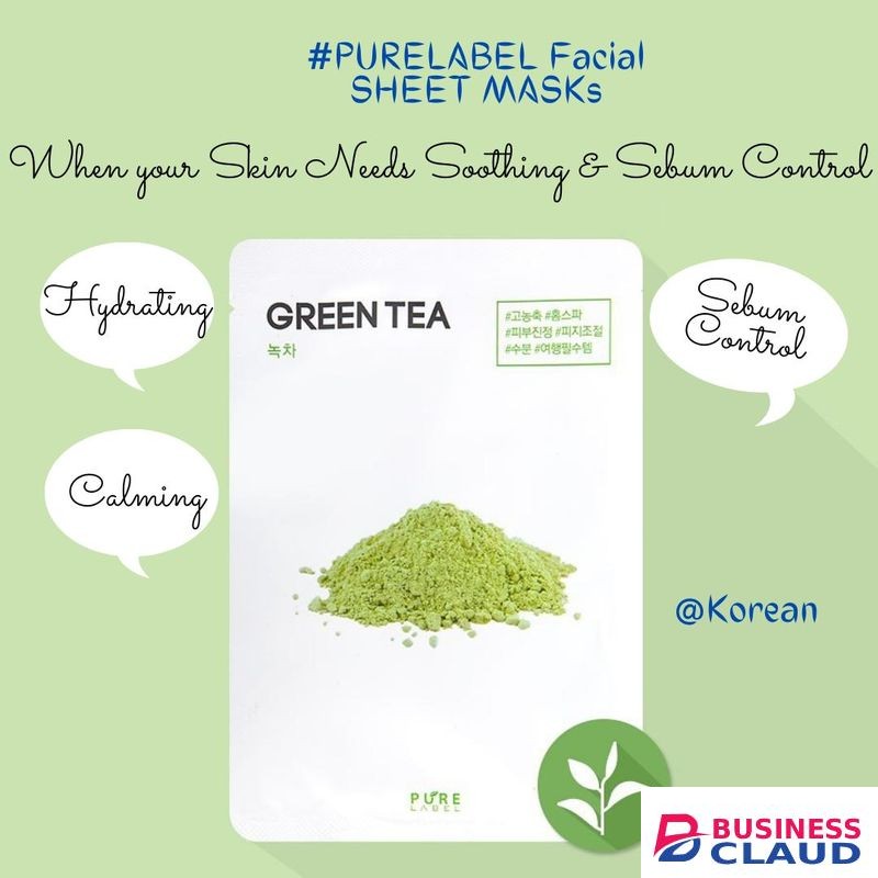 PureLabel 3 Green Tea Facial Mask