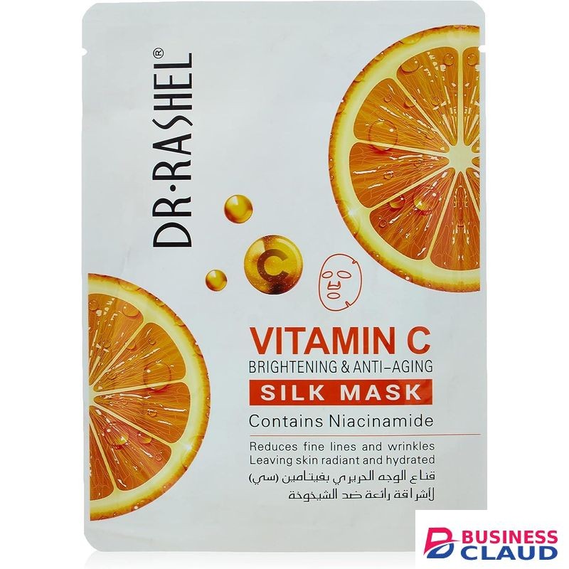 DR RASHEL Organic Vitamin c brightening & anti-aging silk mask 28gm