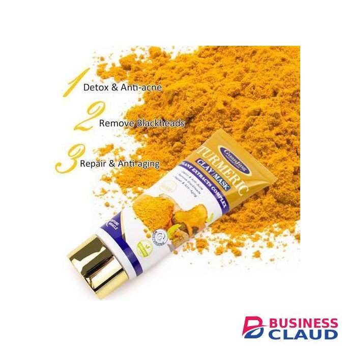 Guanjing Turmeric Skin Brightening Clay Mask Acne Treatment