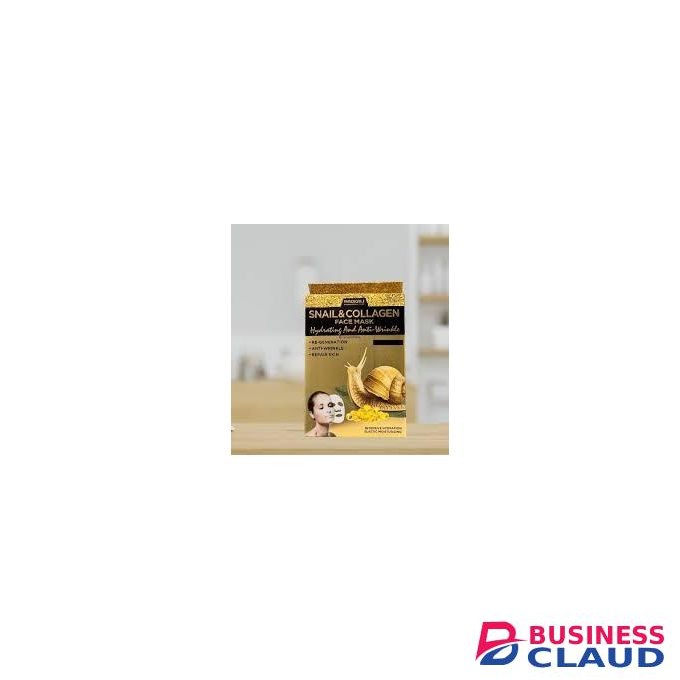 Haokali Snail & Collagen Face Mask (10 Pieces)