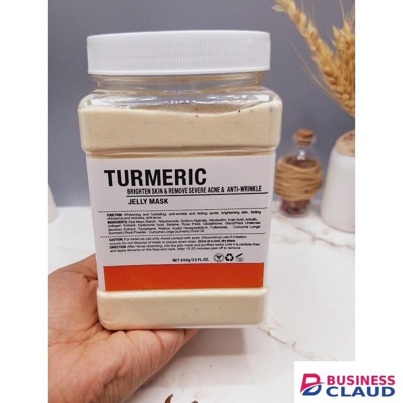 Turmeric Brighten Skin ,Anti-wrinkle, Clear Acne Facial Jelly Mask